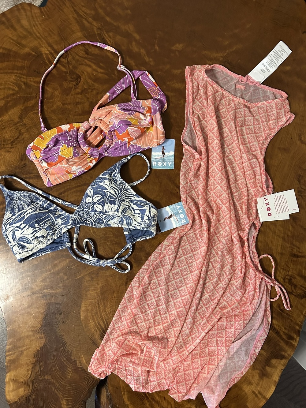 NWT Roxy Beachwear Lot (3 Pieces - Size Small)